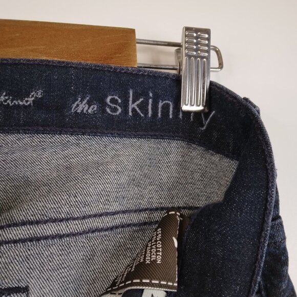 7 For All Mankind The Skinny Ankle Jeans Size 27 - Picture 6 of 11
